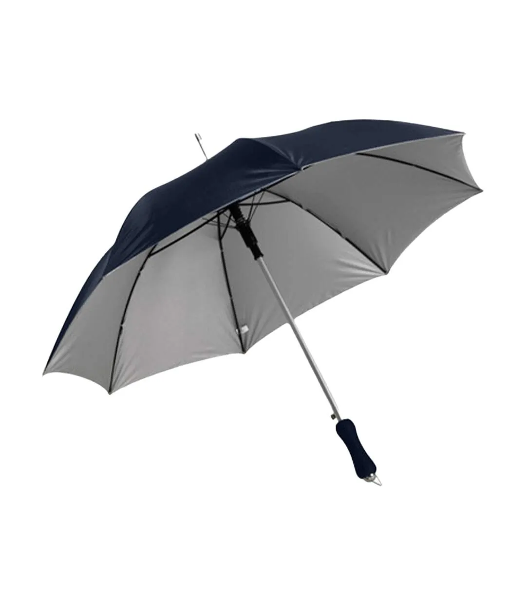 Parapluie Droit 85,2 Cm X 101,5 Cm Bleu Foncé Gris L-Merch-1