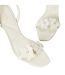 Womens/ladies Daisylily Floral Leather Sling Back High Heels White Aldo-3