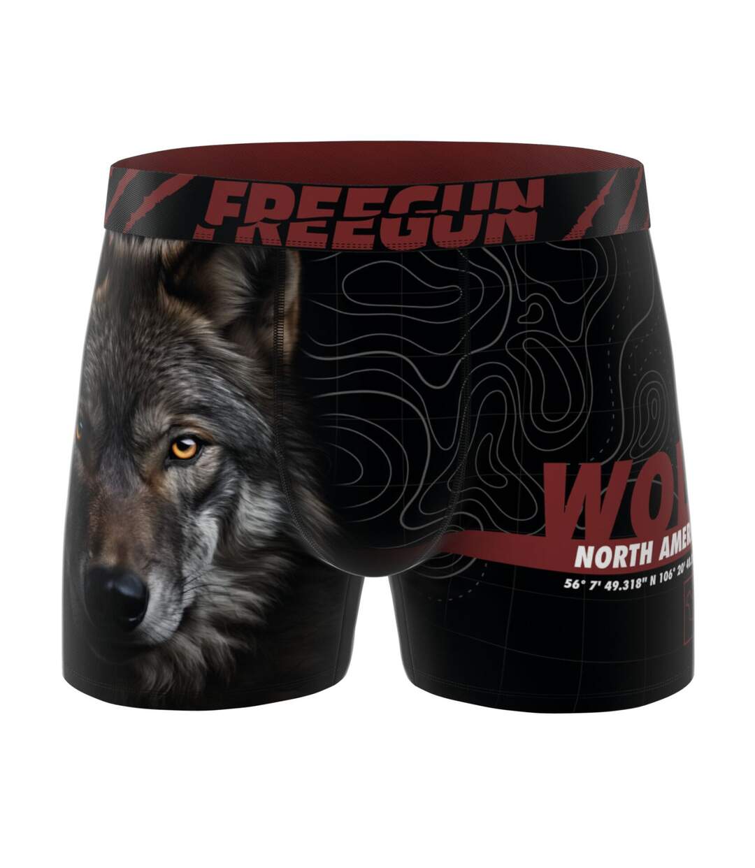 Lot de 5 boxers homme Wild Life Freegun-5
