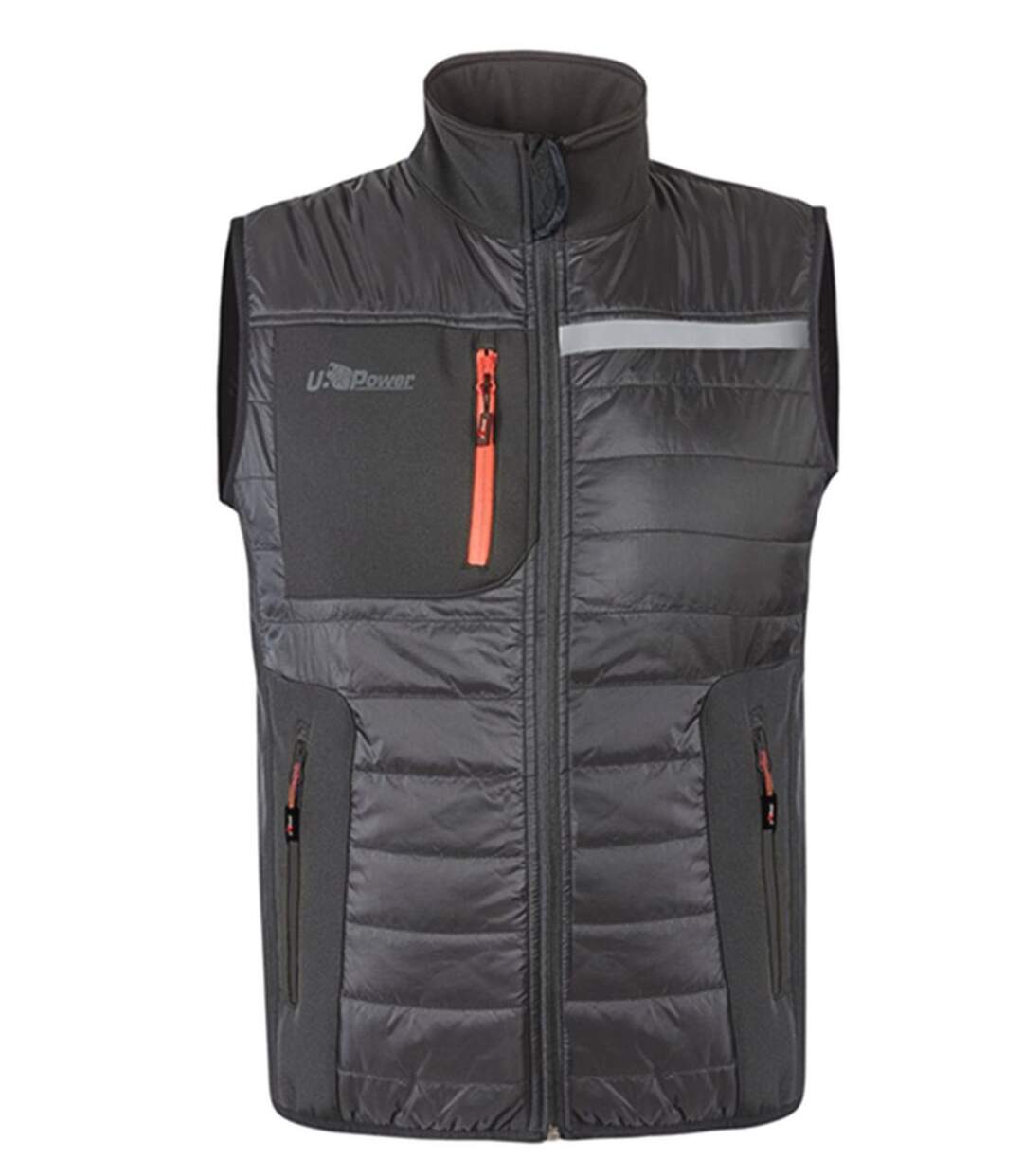 Bodywarmer de travail - Homme - UPFU278 - gris asphalte