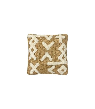 Furn Camfa Jute Braided Throw Pillow Cover (Natural) (One Size)
