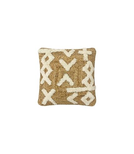 Furn Camfa Jute Braided Throw Pillow Cover (Natural) (One Size)