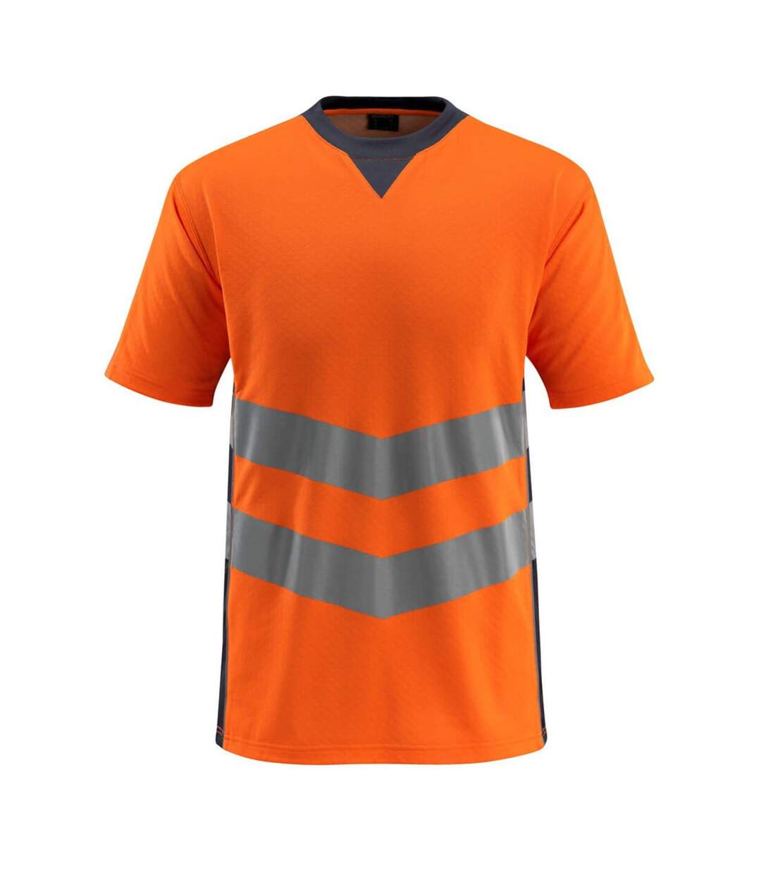 T-shirt Safe Supreme Sandwell Homme Orange Fluo Bleu Marine Foncé Mascot-1