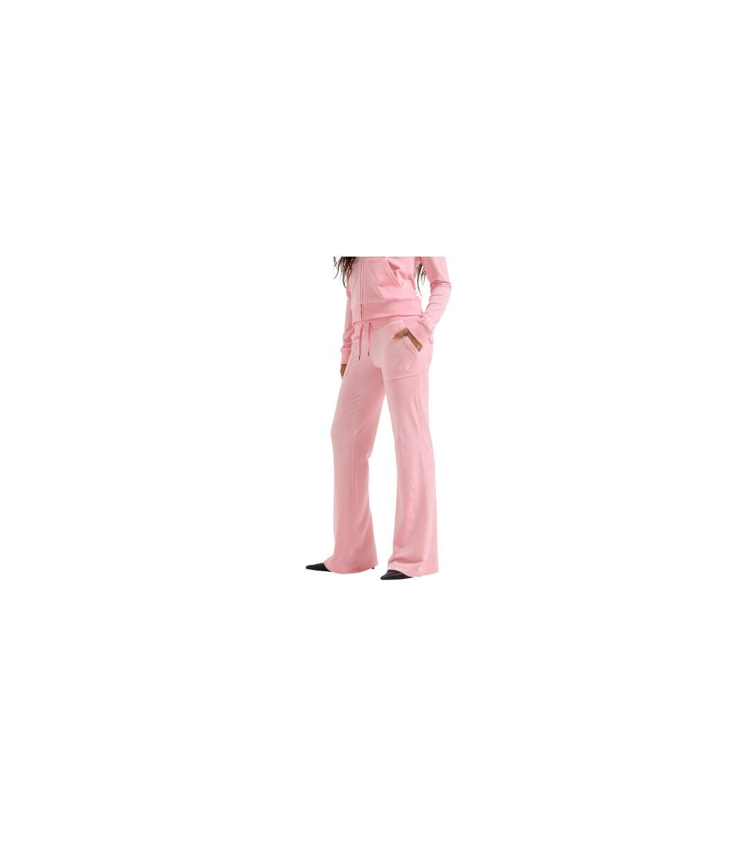 Pantalon De Jogging Motif/style Évasé Layla Femme Rose Juicy Couture-1