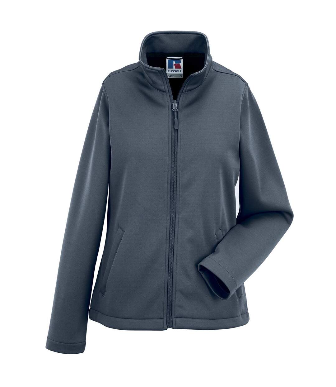 Womens/ladies smart soft shell jacket convoy grey Russell