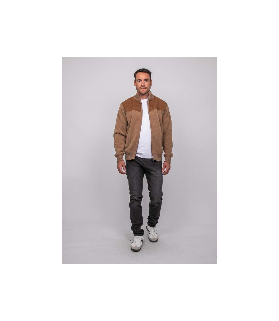 Gilet chenille zippé LEROTOF-4