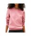 Sweat rose clair femme tommy hilfiger flag crew - l-1