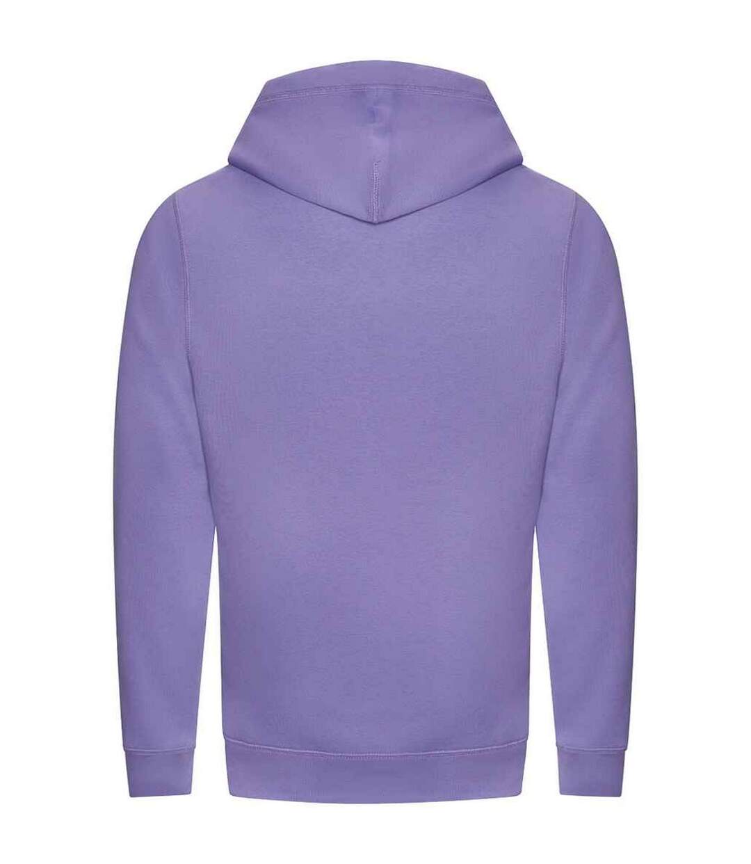 Unisex Adult Crossover Collar Hoodie Digital Lavender Awdis-2