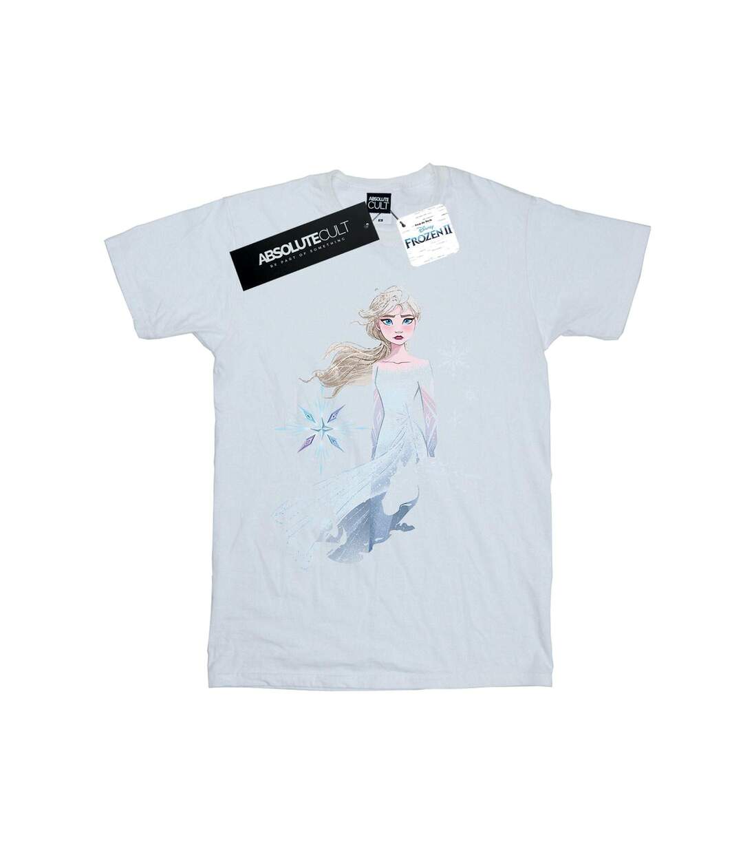 Disney - T-shirt FROZEN ELSA NOKK SILHOUETTE - Femme (Blanc) - UTBI24385-1