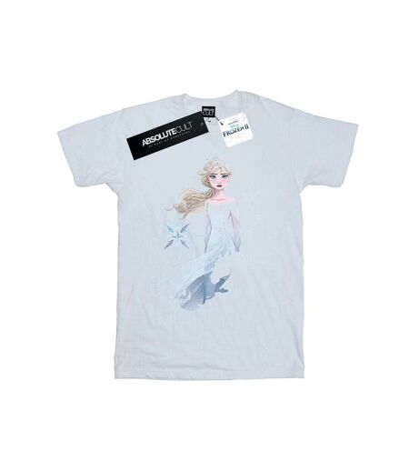 Disney - T-shirt FROZEN ELSA NOKK SILHOUETTE - Femme (Blanc) - UTBI24385