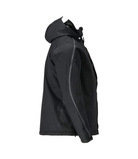 Mens Customised Winter Jacket Black Mascot