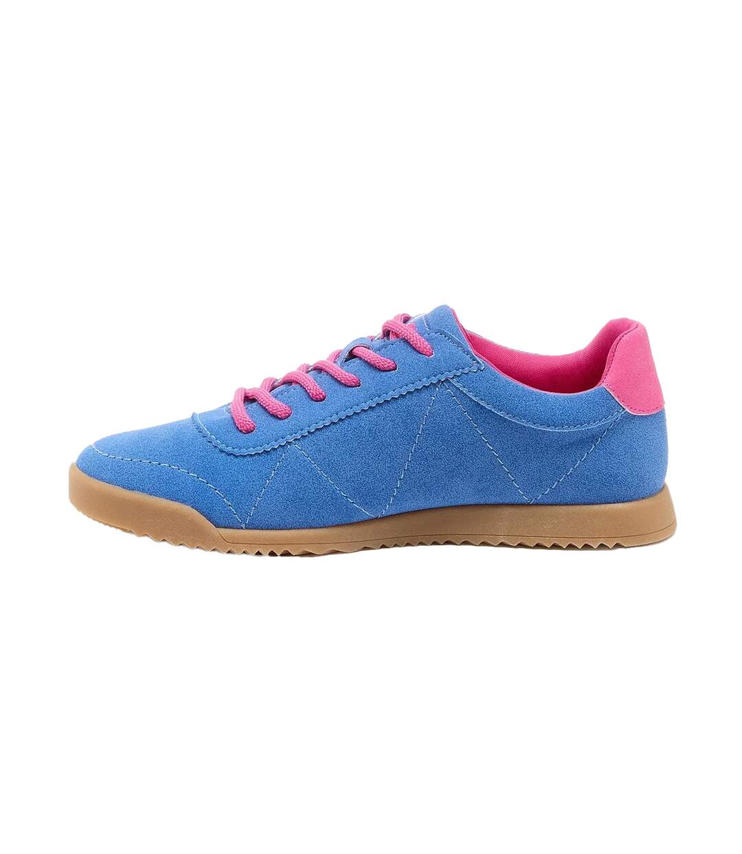 Womens/ladies Bertie Pella Trainers Blue Rocket Dog-3