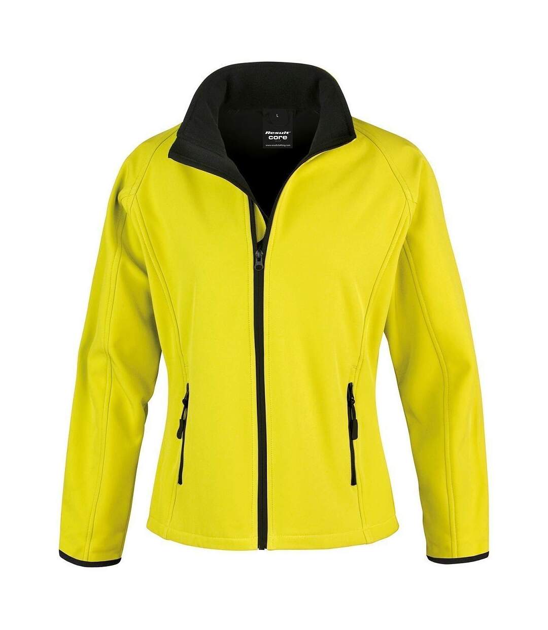 Veste softshell - Femme - R231F - jaune et noir-1