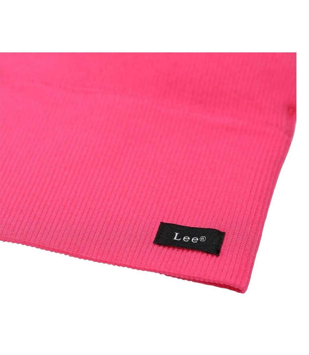 Womens/ladies Ribbed Slim Bra Bright Magenta Lee-4