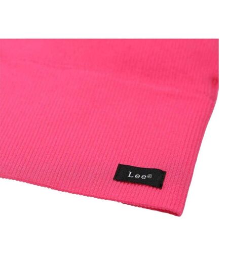 Womens/ladies Ribbed Slim Bra Bright Magenta Lee