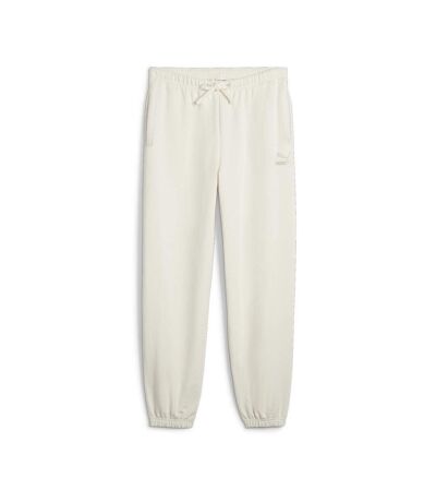 Jogging blanc femme puma better classics - m