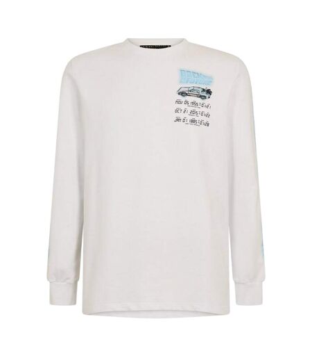 Mens Criminal Damage T-shirt White Back To The Future