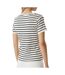 T-shirt rayures ecru/marine femme morgan diego-2