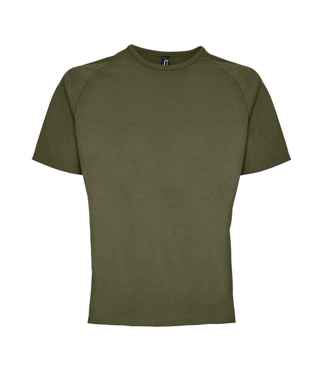 T-shirt Sporty Homme Vert Militaire SOLS-1