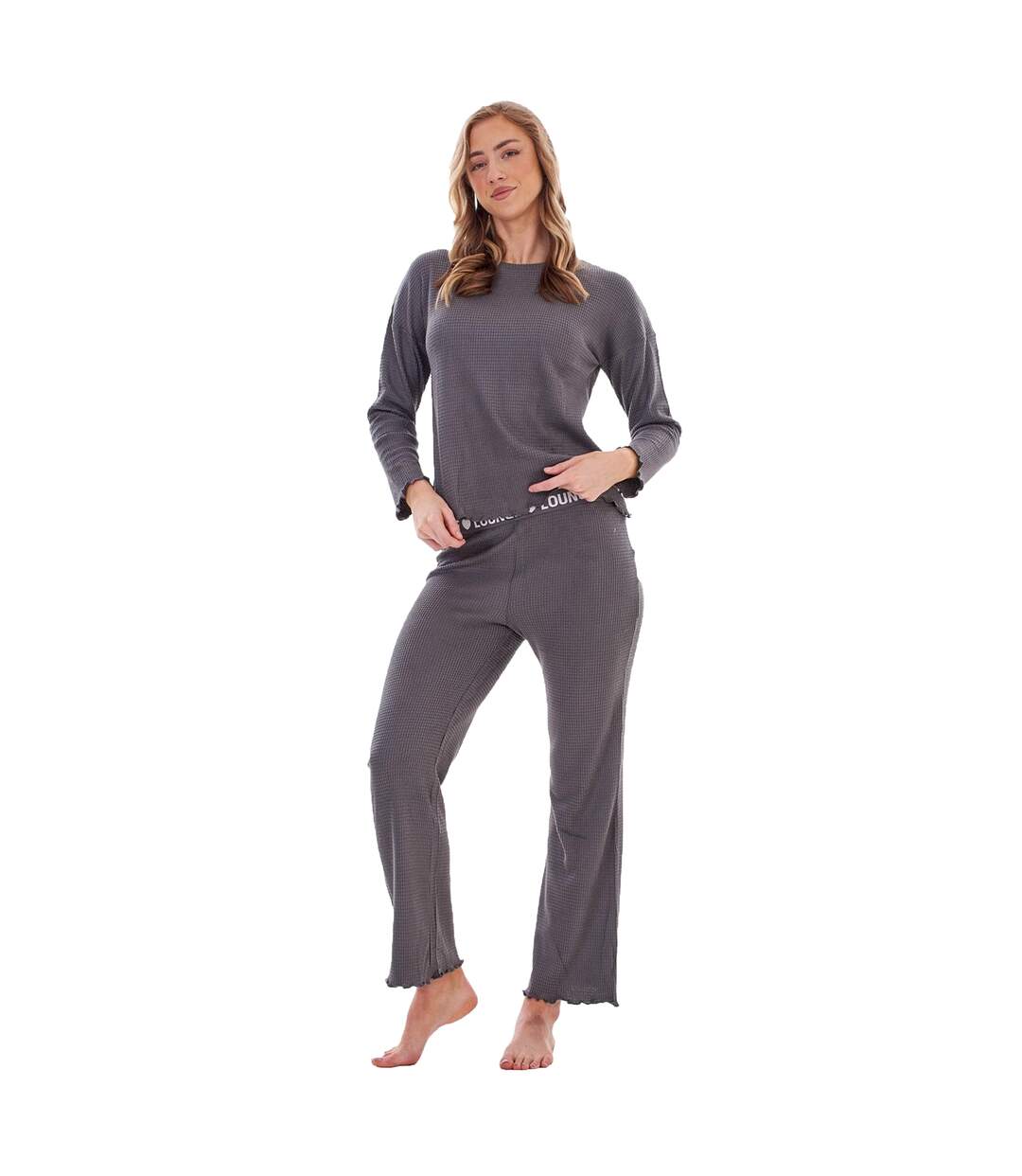 Ensemble De Pyjama Long Femme Charbon Keanu-2