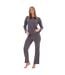 Ensemble De Pyjama Long Femme Charbon Keanu-2