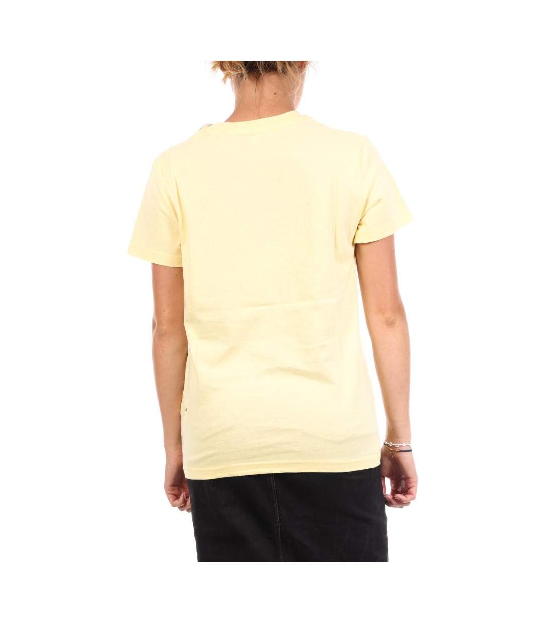 T-Shirt jaune femme disney mickey classic-2