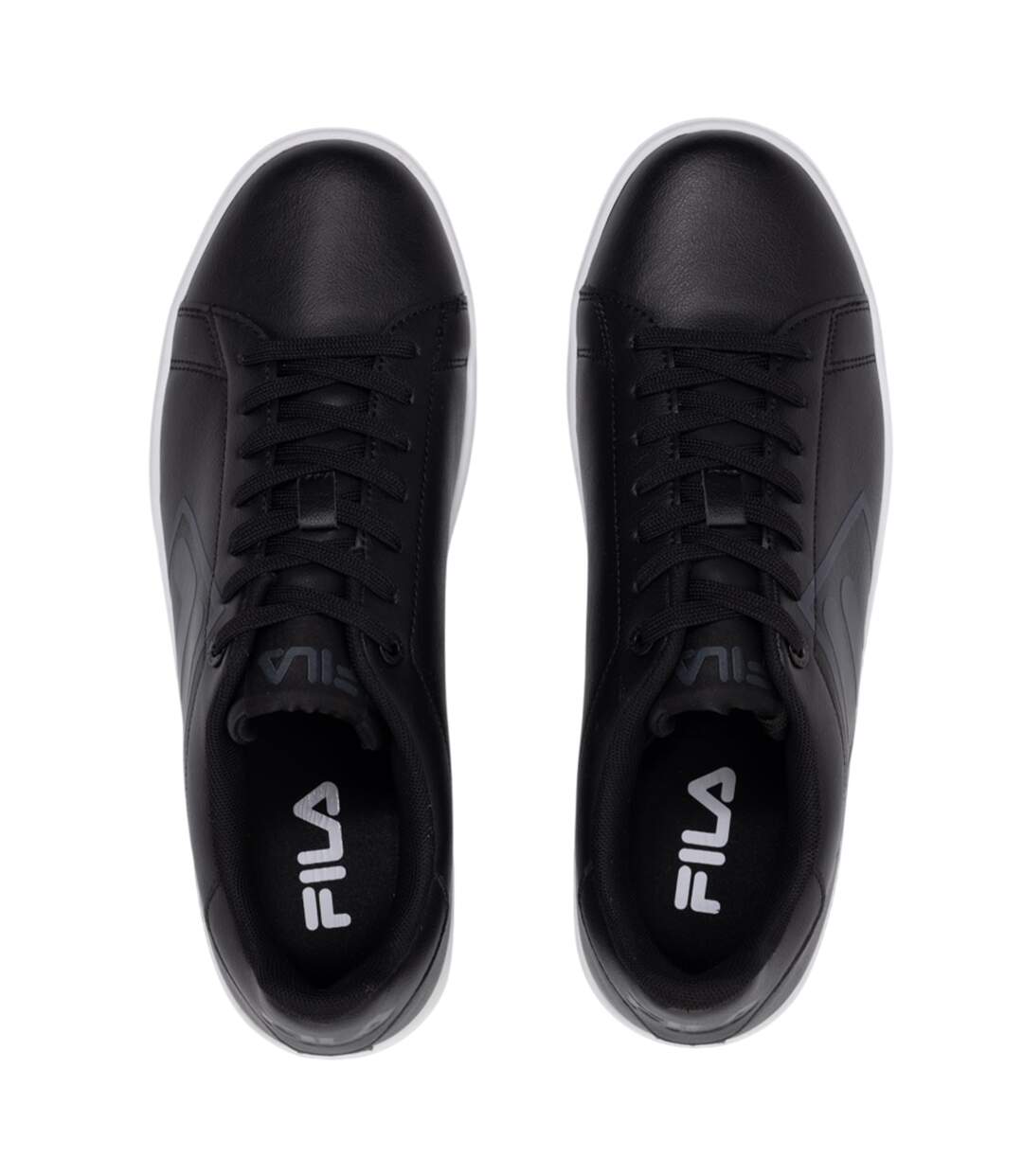 Baskets Motif/style Logo Courtbay Homme Noir Fila-4