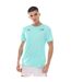 Mens Legends Marathon Lettering T-shirt Aqua Adidas-4