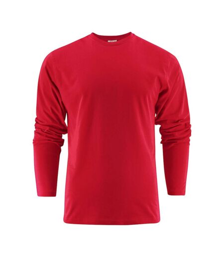 Unisex Adult Heavier Pro Long-sleeved T-shirt Red Printer