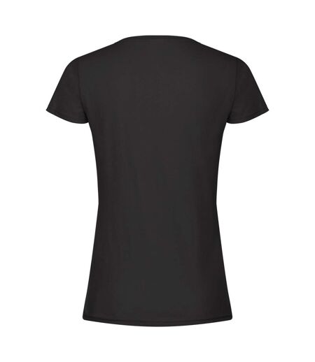 Fruit of the Loom Womens/Ladies Original Lady Fit T-Shirt (Black)