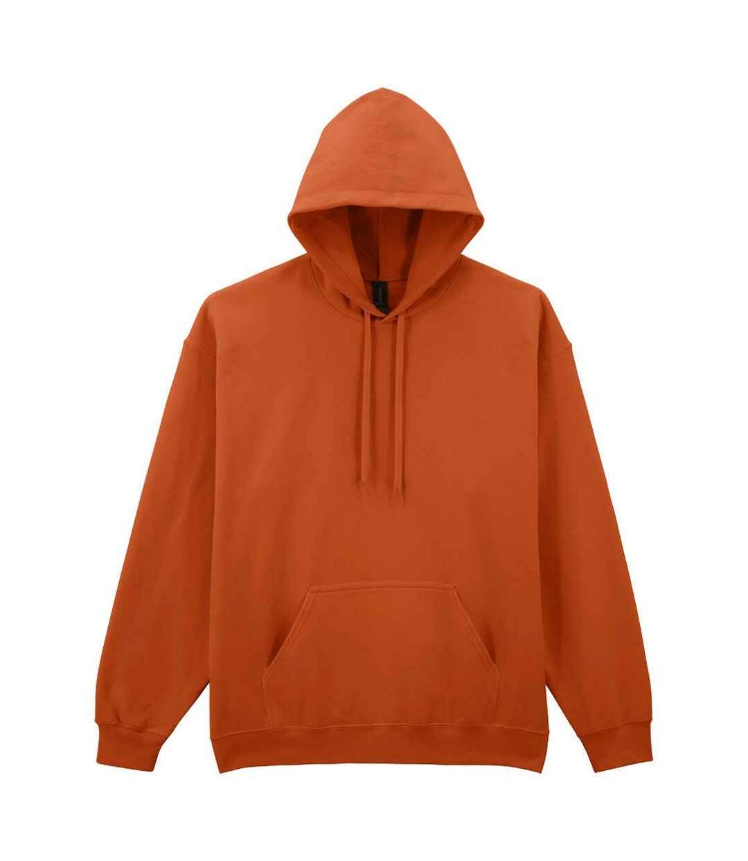 Mens Midweight Soft Touch Hoodie T Orange Gildan-2