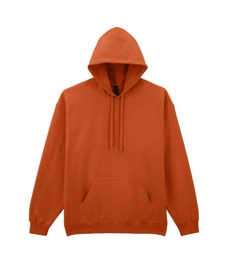 Mens Midweight Soft Touch Hoodie T Orange Gildan