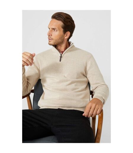 Pull Premium Homme Beige Gris Maine