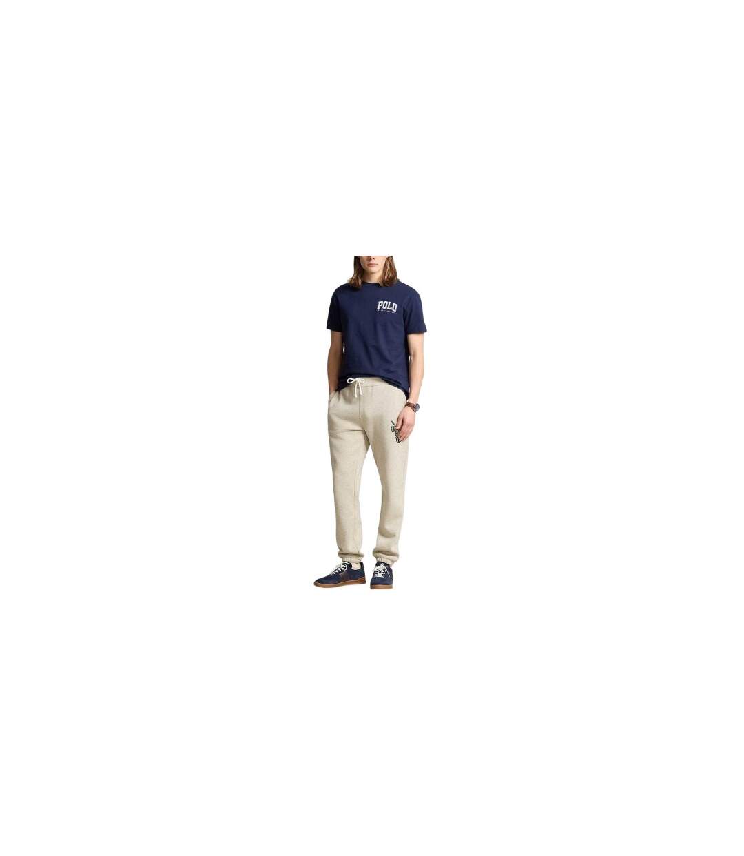T-shirt Motif/style Logo Homme Bleu Marine Ralph Lauren-1