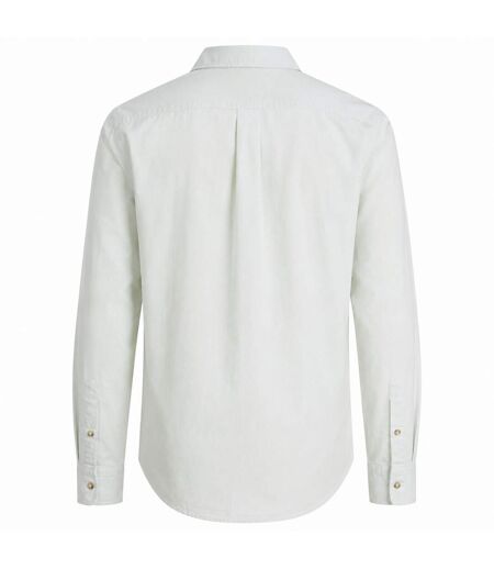 Mens Long-sleeved Shirt Sea Blue Jack And Jones