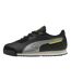 Mens Sf Roma S Low Cut Flat Trainers  Black Puma-2