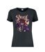 Womens/ladies alter egos ghost t-shirt dress charcoal Amplified-2