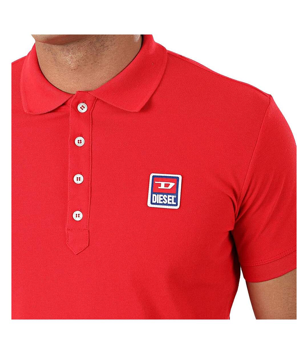 Polo rouge homme diesel t-smith - 3xl-2
