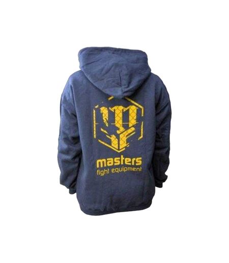 Sweat À Capuche Motif/style Logo Homme Bleu Marine Masters