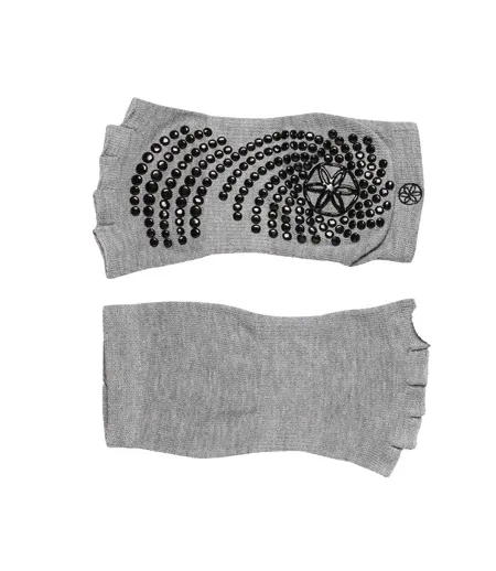 Chaussettes Motif/style Antidérapant Adulte Gris Pierre Argenté Gaiam