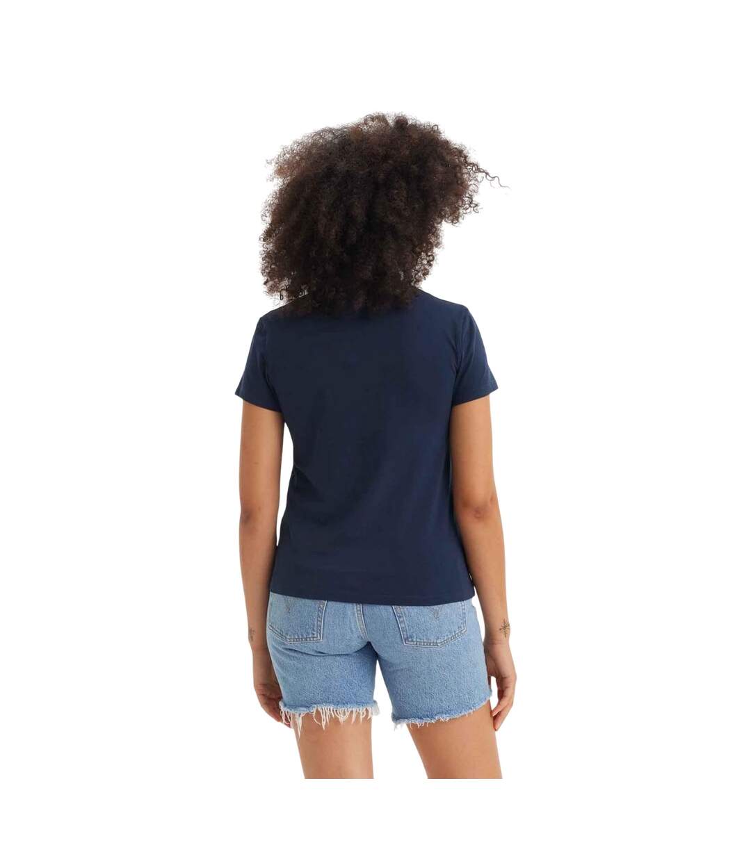 Womens/ladies The Perfect T-shirt Navy Levis-3
