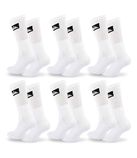 Quiksilver Pack de Chaussettes Homme Crew  Lot 6 Paires Sport Cushioned