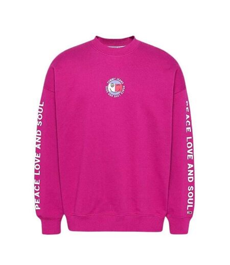 Sweat Motif/style Émoji Homme Violet Tommy Jeans