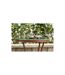 Table de Jardin en Verre Loures 75cm Marron-5