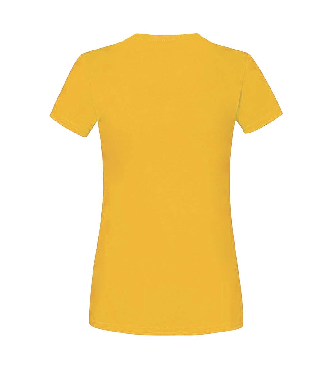 Womens/ladies iconic ringspun cotton t-shirt sunflower Fruit of the Loom-2