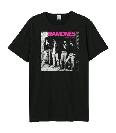 T-shirt rocket to russia adulte noir Amplified