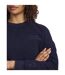 Womens/ladies Varsity Icon Terrycloth Crop Sweatshirt Blue Under Armour-3