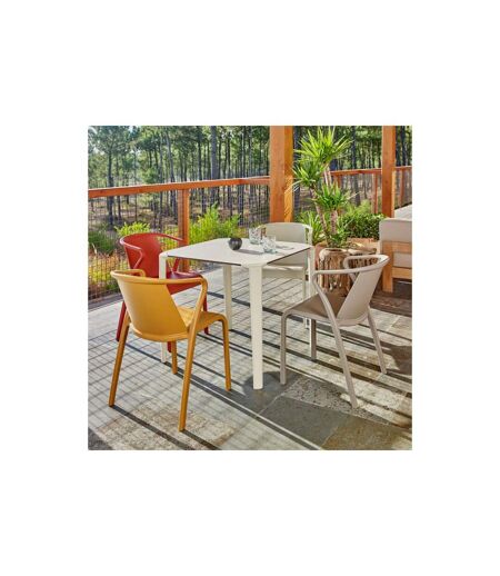 Fauteuil de Jardin Empilable Fado 76cm Taupe