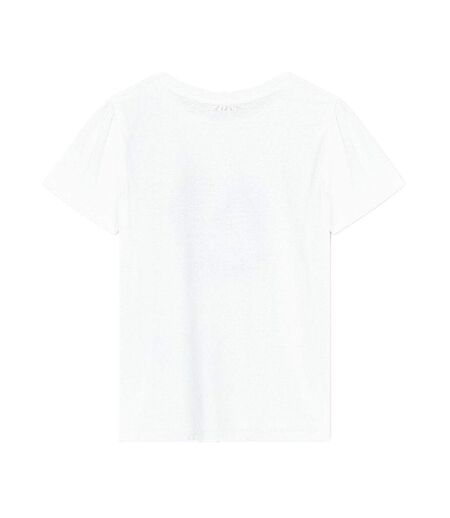 T-shirt Blanc Femme Teddy Smith Patchy - S