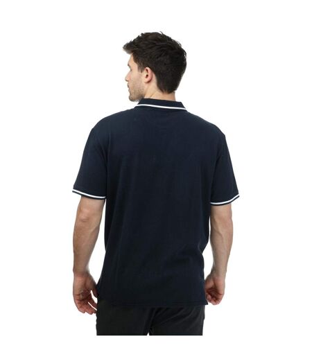 Mens Regular Short-sleeved Polo Shirt Navy Blazer Dockers
